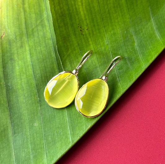 Boucles d'oreilles LECCE Citron