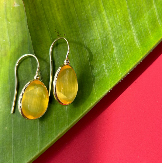 Boucles d'oreilles LECCE Miel