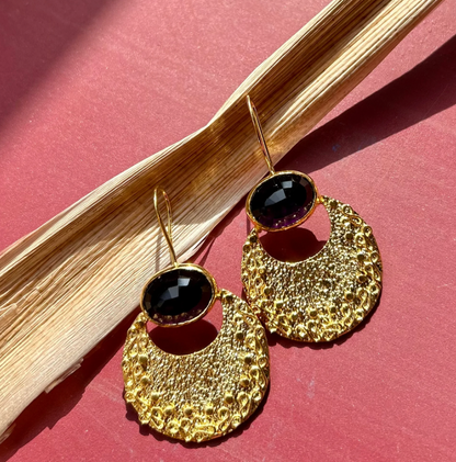 Boucles d'oreilles ALBA Cassis