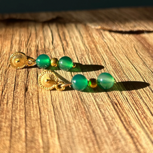 Boucles d'oreilles VERDE ORO