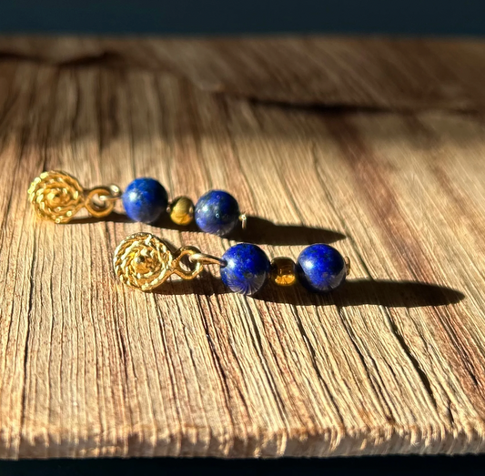 Boucles d'oreilles BLEU QUIMBAYA